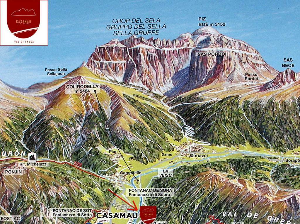 Apartamento Casamau Trilo Campitello di Fassa Exterior foto
